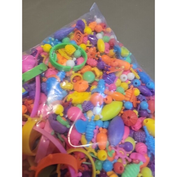 Huge Lot Pop Beads Snap Plastic Jewelry Making for Kids - Picture 4 of 14